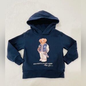 Polo by Ralph Lauren Boys Hoodie with Polo Bear- Size 3T